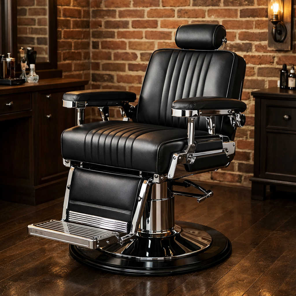 Premium barber and styling chair